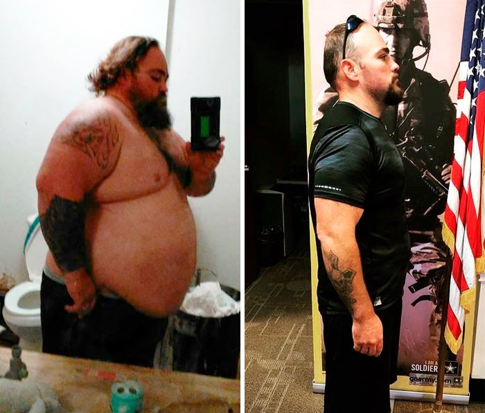 William Guinn Lost 230 Pounds In Order To Join The Army